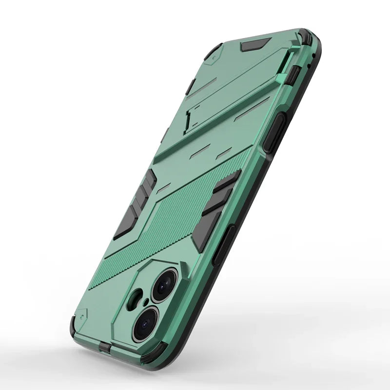 Armor Shockproof Protective Magnetic Holder Case For iPhone 17 Pro Max 16 15 14 12 13 11 Pro Max Plus 17Air 13 12 Mini Cover