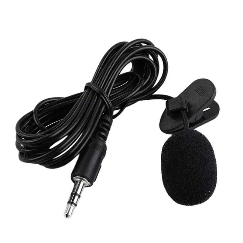 1-5pc Portable Lavalier Microphone Metal Clip Lapel Mic Wired 3.5mm/Type-C/USB For Mobile Phone Laptop DSLR Camera Lound Speaker