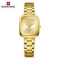 NAVIFORCE Women Quartz Watch Retro Fashion 3ATM Waterproof Stainless Steel High Quality Durable Elegant Daily Ladies Wristwatch