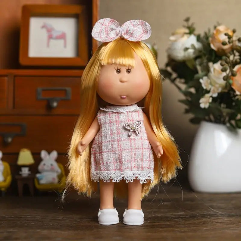 24Cm for Spanish Mia Potato Doll Clothes Ins Style Fashion Outfits Shoes Hair Accessories Dress Up Costumes for Kids Collectors