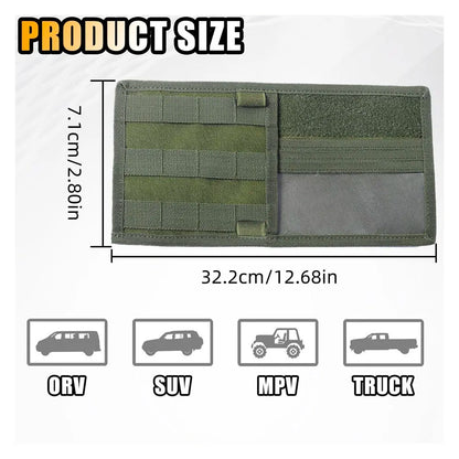 Multifunctional Sun Visor Storage Bag Tactical Car Organizer Pouch for Pickup Trucks SUVs Tool Holder Travel & Outdoor Use