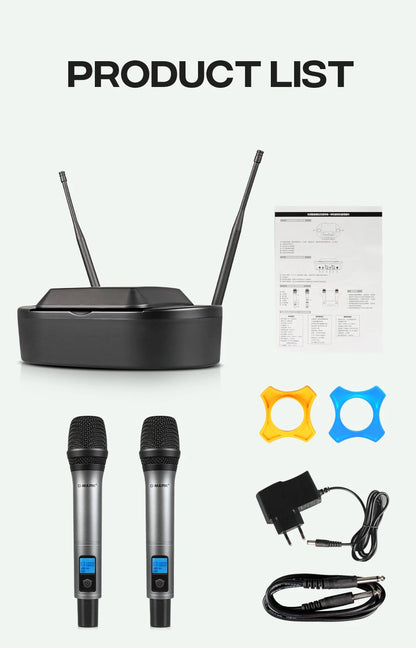 Microphon Wireless G-MARK K8 UHF Karaoke Mic With Lithium Battery For Stage Party Show Church Wedding Teaching