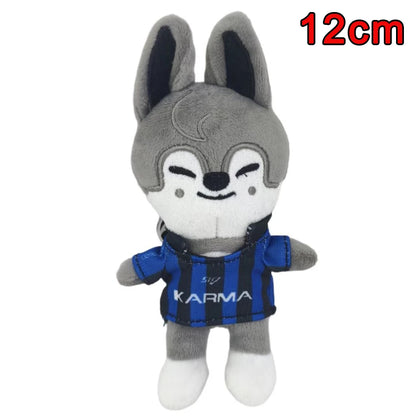 *SKZOO Kpop Plush Toys,Wolf Bear Foxes Duck Cartoon Cute Plush Animal Backpack Dolls, Large Messenger Bag, Throw Pillow, Gift