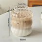 Creative Glass Cup Transparent Heat-resistant Tumbler Juice Milk Coffee Mug Home Water Glasses Beer Cocktail Glasses Drinkware