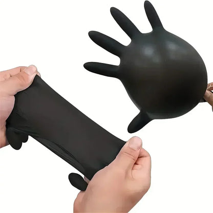 Black Nitrile Gloves Disposable Gloves for Household Cleaning Work Safety Tools Gardening Gloves Kitchen Cooking Tools Tatto