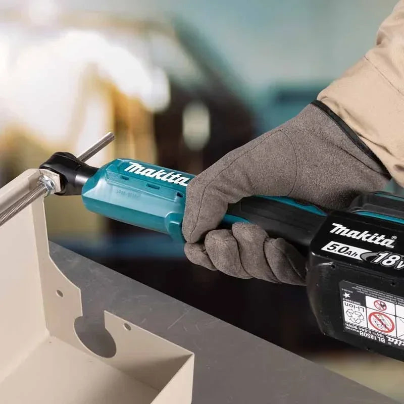 MAKITA DWR180Z klucz grzechotkowy akumulatorowy 18V LXT 6,35mm 800obr/min 47,5N·m klucz kątowy klucz nasadowy elektronarzędzia DWR180