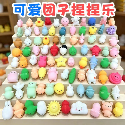 5-50PCS For  Party Gift Squishy Toy Cute Animal Antistress Ball Squeeze Mochi Rising Toys Abreact Soft Sticky Stress Relief