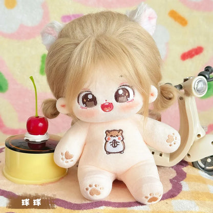 20cm Kawaii Plush Cotton Doll Idol Stuffed Super Star Figure Dolls Twelve Constellations Doll Can Change Clothes Gift