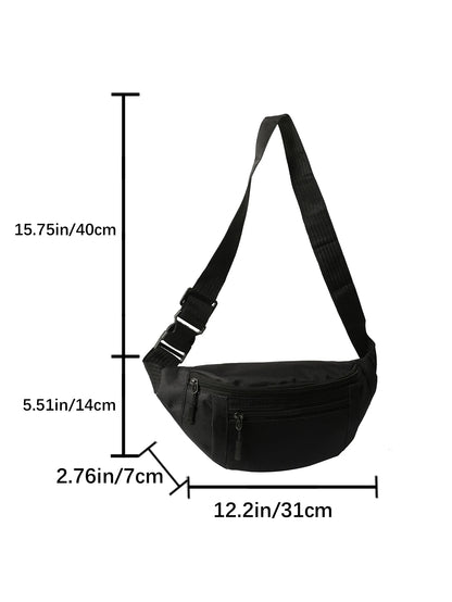 Fanny Pack Sports Festival Workout Traveling Running Large Crossbody Casual Hands-Free Wallets Waist Pack Phone Bag