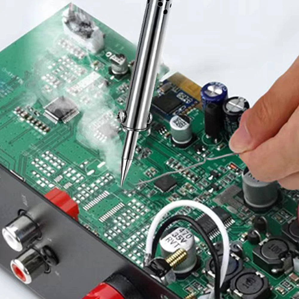 2-IN-1 Electric Soldering Iron Kits DIY Carving Knife 60W Replaceable Soldering Iron Head Soldering Iron Pen Welding Kit