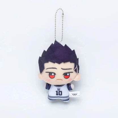 10cm New Blue Lock Plush Pendant KeyChain Yoichi Isagi Nagi Seishiro Mikage Reo Rin Itoshi Itoshi Sae Doll Toy Gift