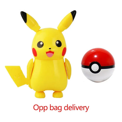 Pokemon Figure Pokeball Poke Ball Venusaur Charizard Gyarados Pikachu Mewtwo Gengar Blastoise Mew Eevee Box Elf for Kid Toy Gift