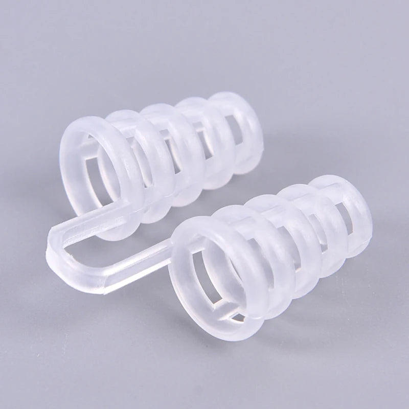 {#} 1pc Anti Snoring Device Aid Sleeping Soft Safe Silicone Boxed Comfortable Nasal Dilators Stop Nose Clips 4 Sizes