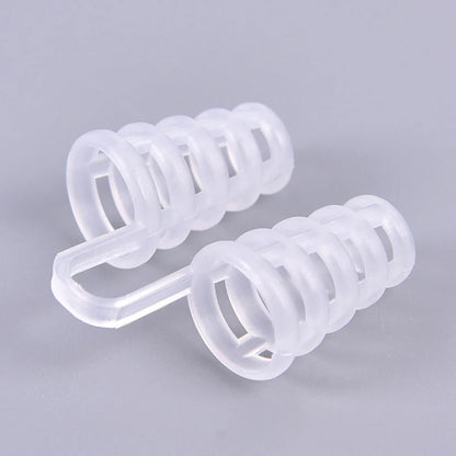 {#} 1pc Anti Snoring Device Aid Sleeping Soft Safe Silicone Boxed Comfortable Nasal Dilators Stop Nose Clips 4 Sizes