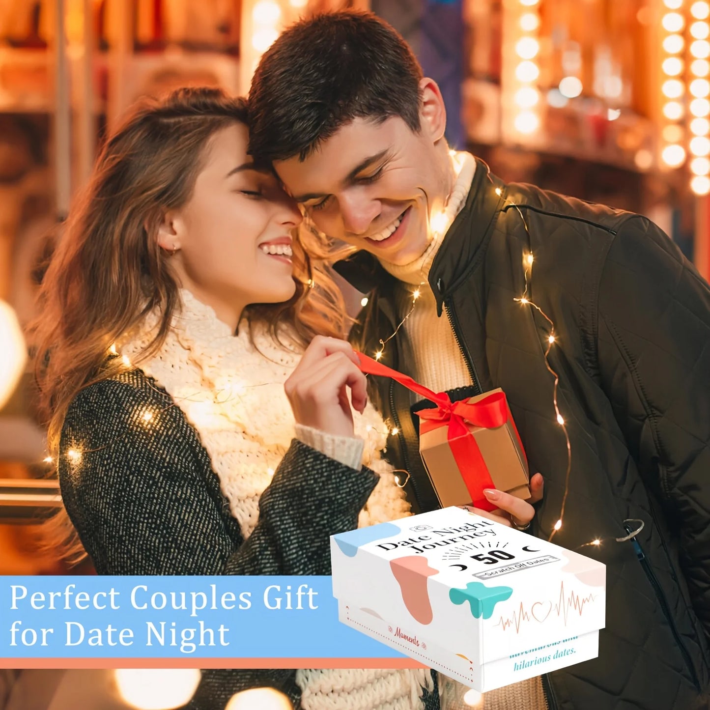 Couple Scratch-off Cards Game Birthday Gift Love Coupons Anniversary Gift for Her/Him Date Night Cards Valentine's Day