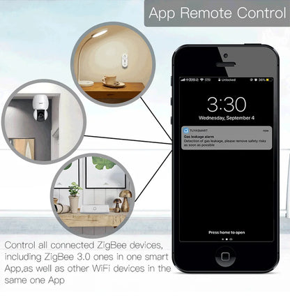 Tuya Zigbee Gateway Hub Smart Home Wireless Bridge SmartLife APP Remote Control Automation Device Works with Alexa Google Home