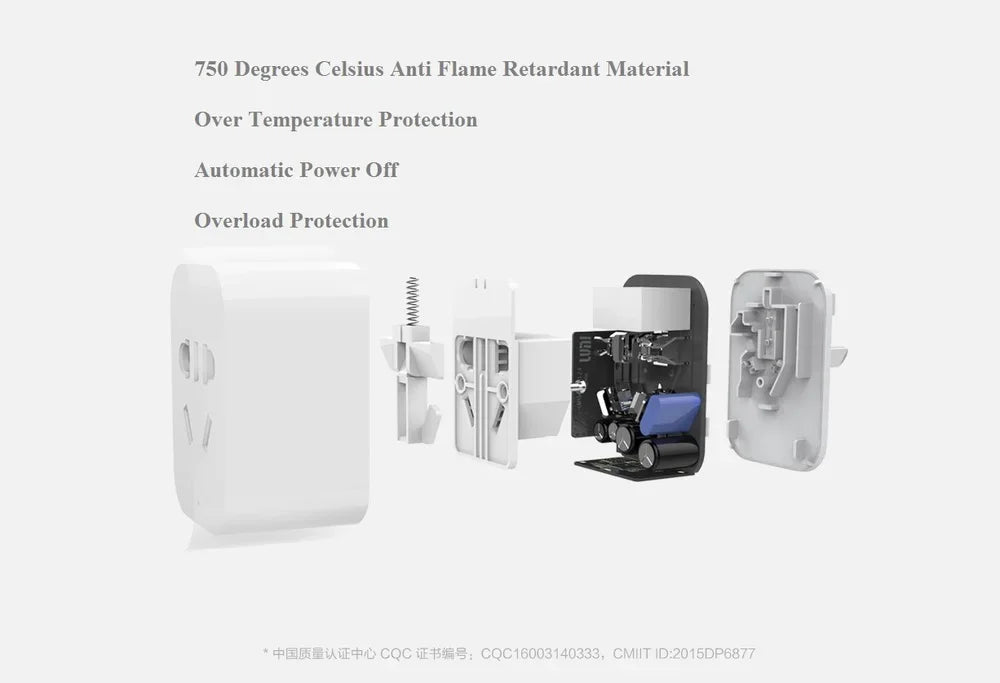 Xiaomi Miui ZigBee Smart Socket WiFi APP Wireless Control Switches Timer Plug For Work with Mi Home App Without Package