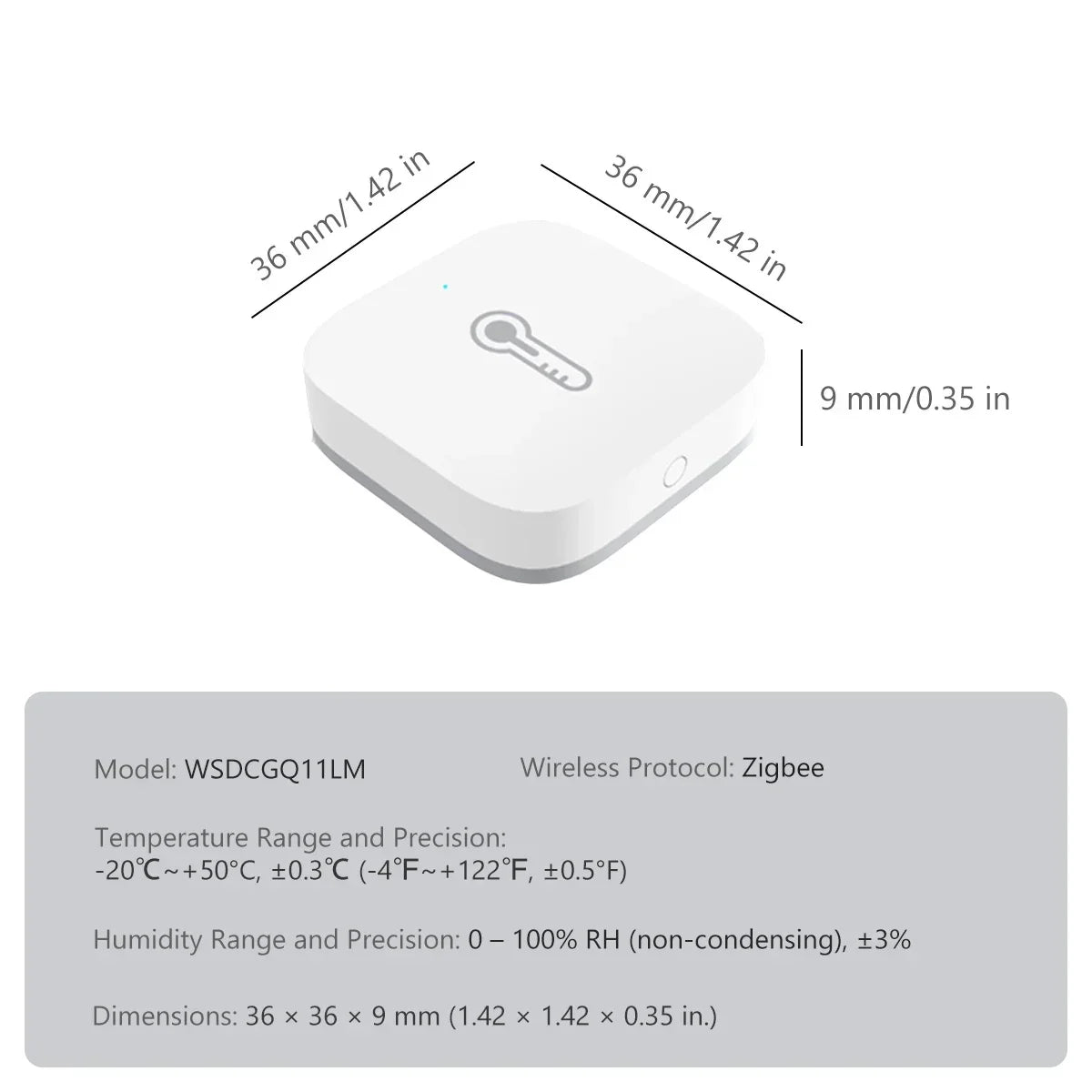 Aqara Temperature Sensor Zigbee Smart Air Quality Pressure Temperature Humidity Sensor Matter Smart Home for Apple Homekit APP