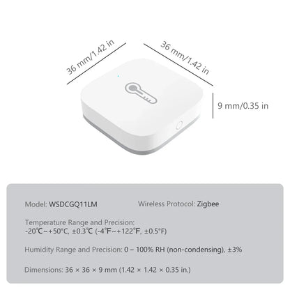 Aqara Temperature Sensor Zigbee Smart Air Quality Pressure Temperature Humidity Sensor Matter Smart Home for Apple Homekit APP