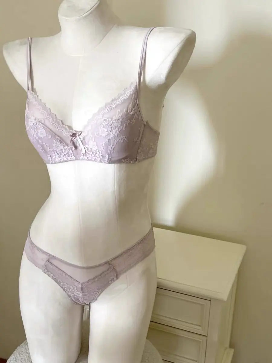 Ultra Comfort French Lace Bra, Demi Cup Underwire Lightweight for Large Bust, Anti Sagging Support Summer Sexy BANERDANNI Sexy B