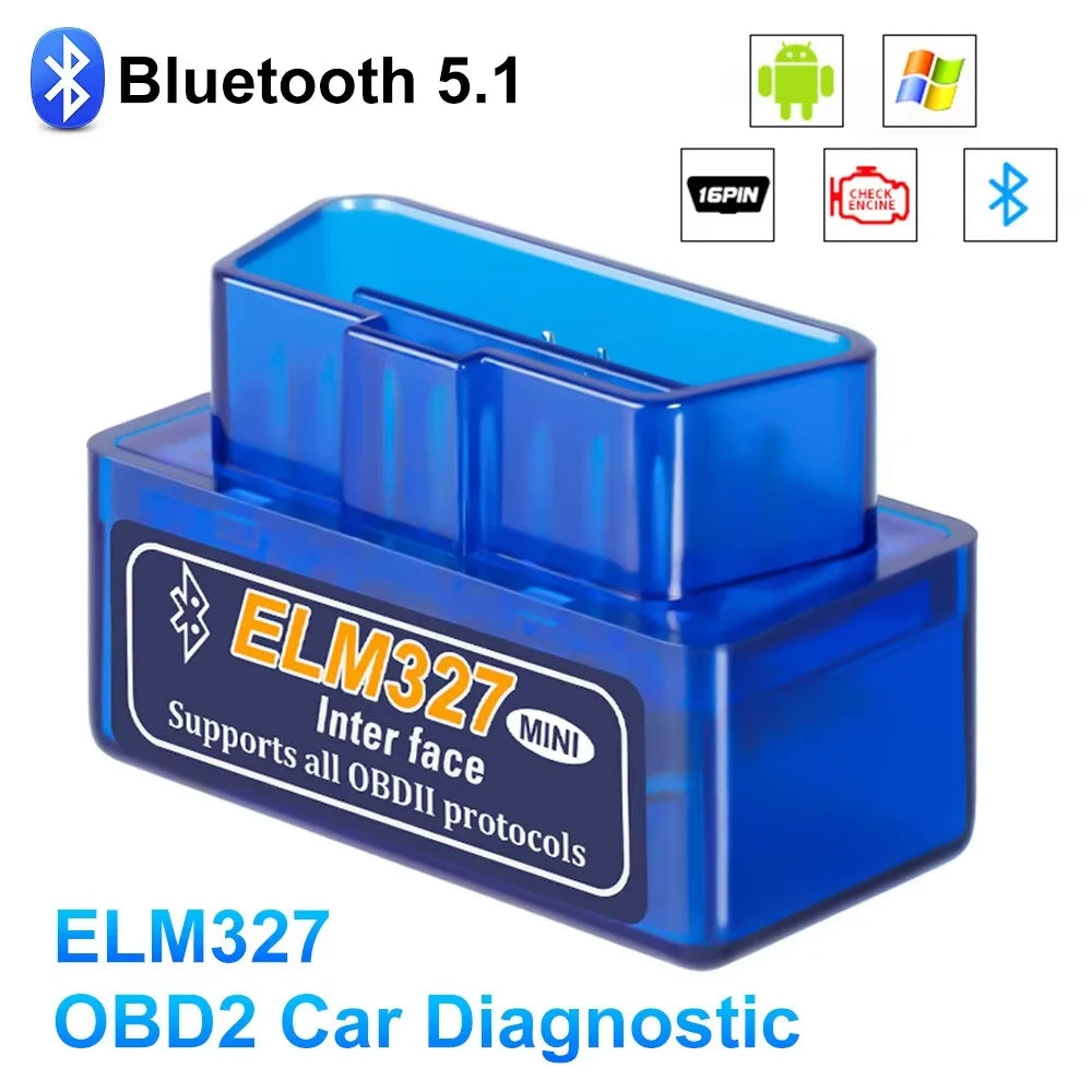 OBD2 Scanner Mini ELM327 V2.1 Code Reader Car Diagnostic Tools Check Engine Scan Car wireless scan tool Fault Detector