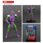 ZD Toy Spider-man BASE AGGREGATION GAMEPLAY ELECTRO GREEN GOBLIN Miles Morales Collection Infinity Saga Figure Toy