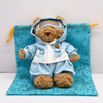 JC Pink Cake Bear Plush Toy, Leopard-Print Rabbit, Birthday Cake Plush Toy, Ski-Suit Bear Ornament, JC Sheepdog Plush Gift