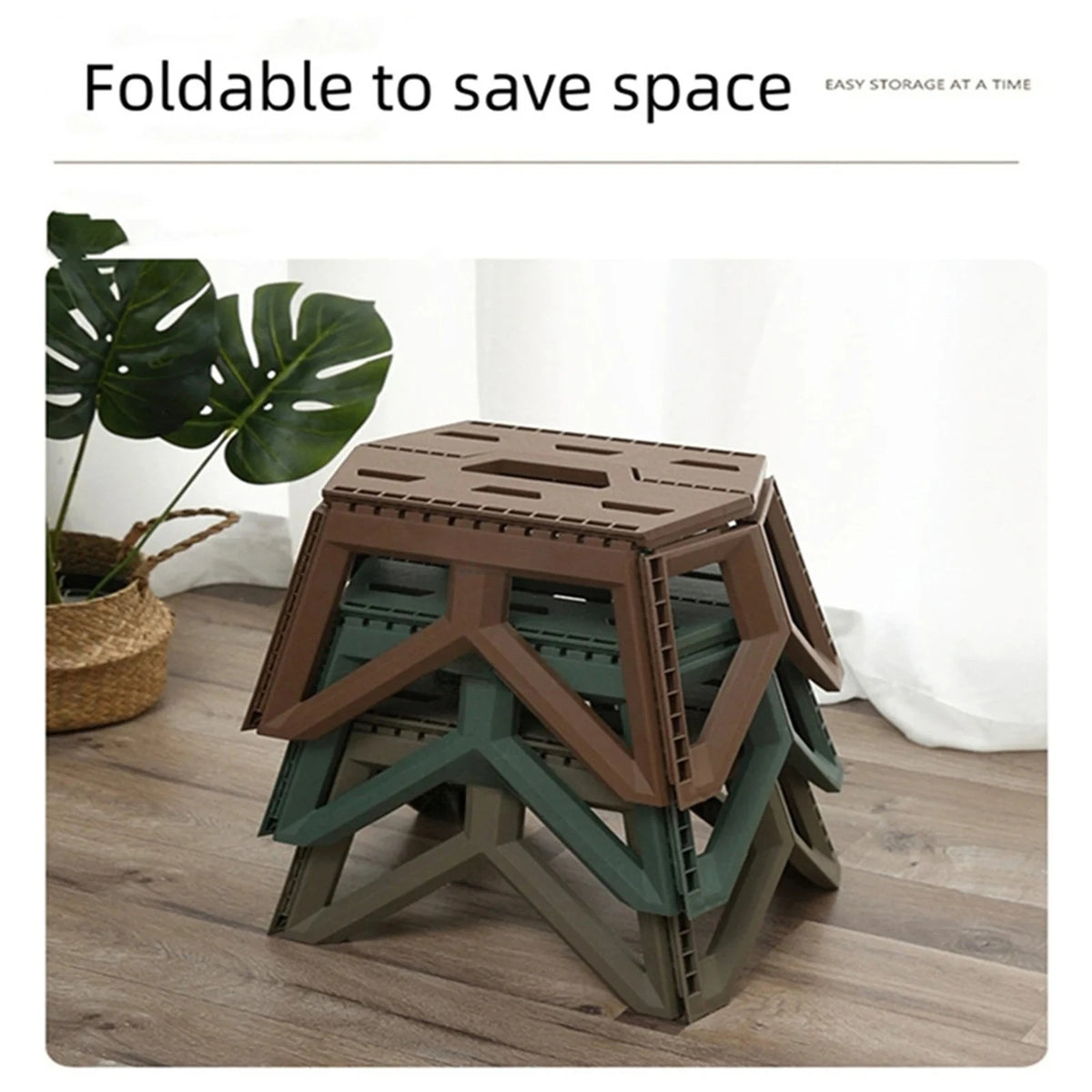 Outdoor Portable Small Stool Folding Stool High Load Bearing Durable Small Chair Fishing Stool Beach Stool Camping Stool