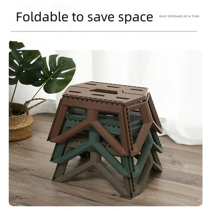 Outdoor Portable Small Stool Folding Stool High Load Bearing Durable Small Chair Fishing Stool Beach Stool Camping Stool