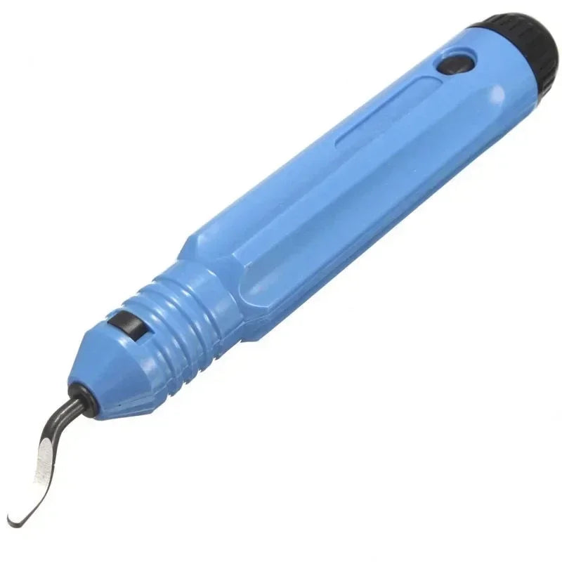 Metal Deburring Tool Kit Burr Cutter 10pcs Sharp Deburring Blades Burr Remover Hand Tool for Wood Plastic Aluminum Copper Steel