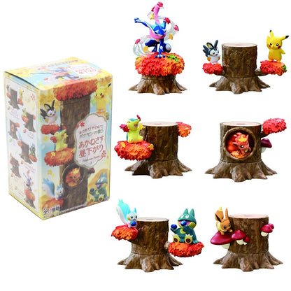Pokm Starry Sky And Stained Glass Pikachu Mystery Box Eevee Blind Box Anime Figures Snorlax Surprise Gift Colletions Toy