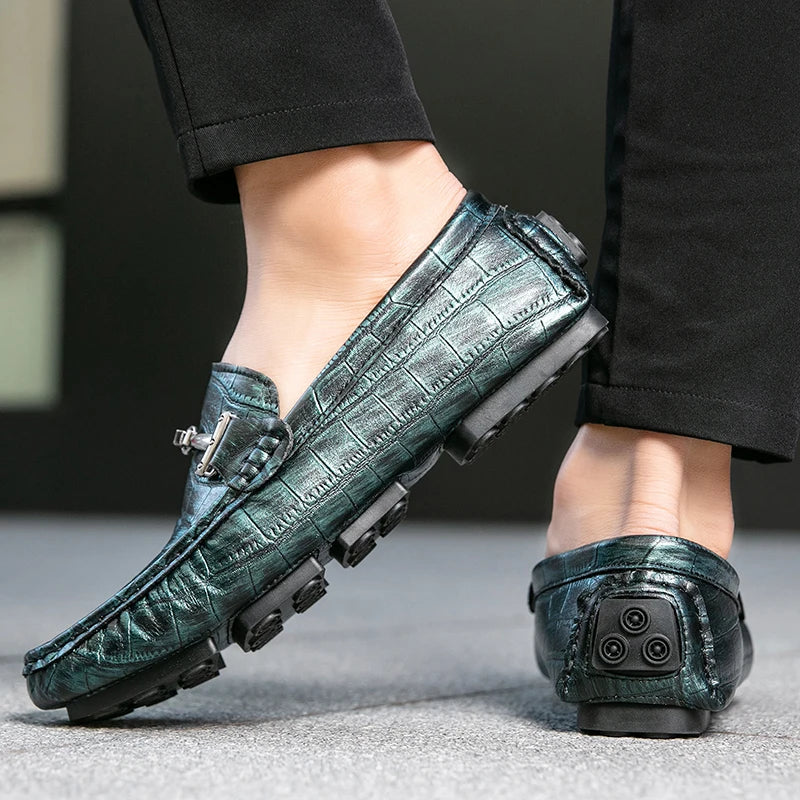 Mens Casual Shoes Leisure Walk Male Driving Loafers Shoes Moccasins Soft Comfortable Slip Loafers for Men