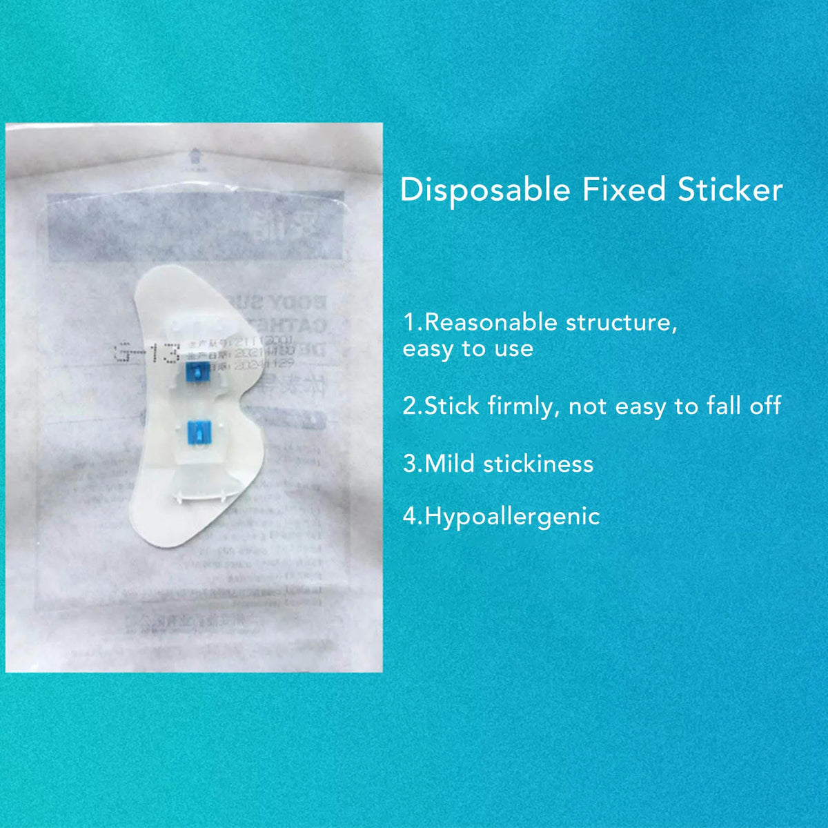 Catheter Tube Holder Catheter Stabilization Device PU Disposable Butterfly Shape Adhesive Urinary Legband Sticker