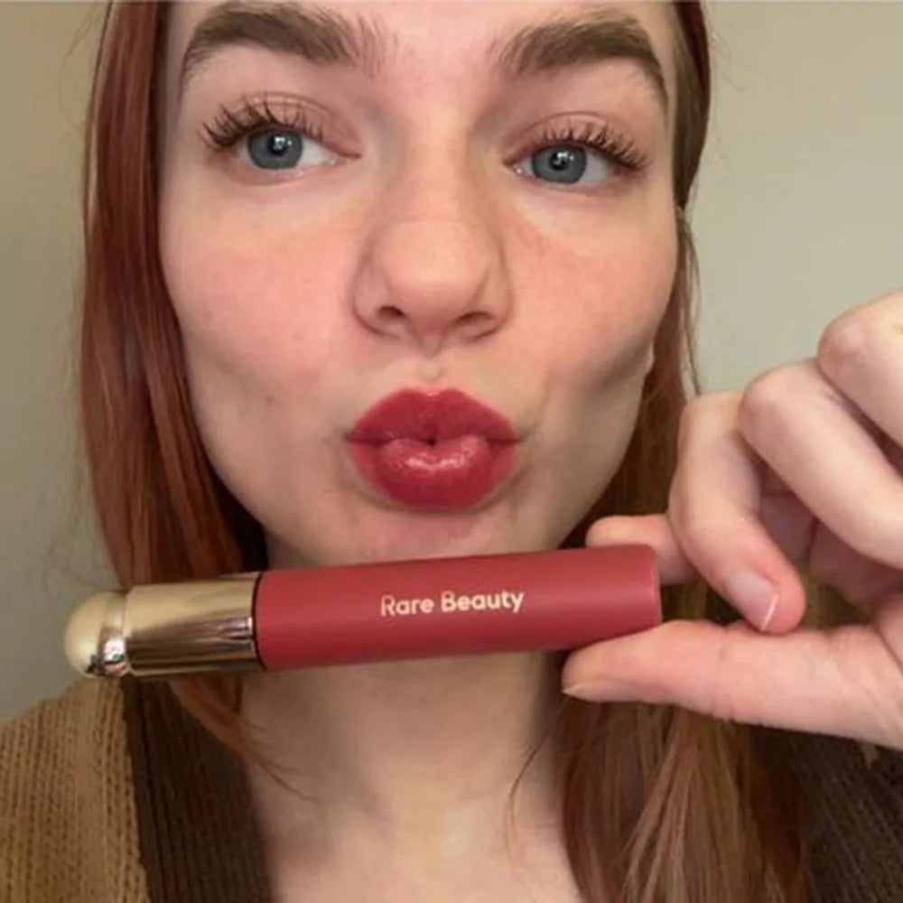 Rare Beauty Trendy Beauty Lip Lacquer Gentle Mellow Sheer Lip Salve Non-tacky Nourish Airy Bloom Mute Lip Hue