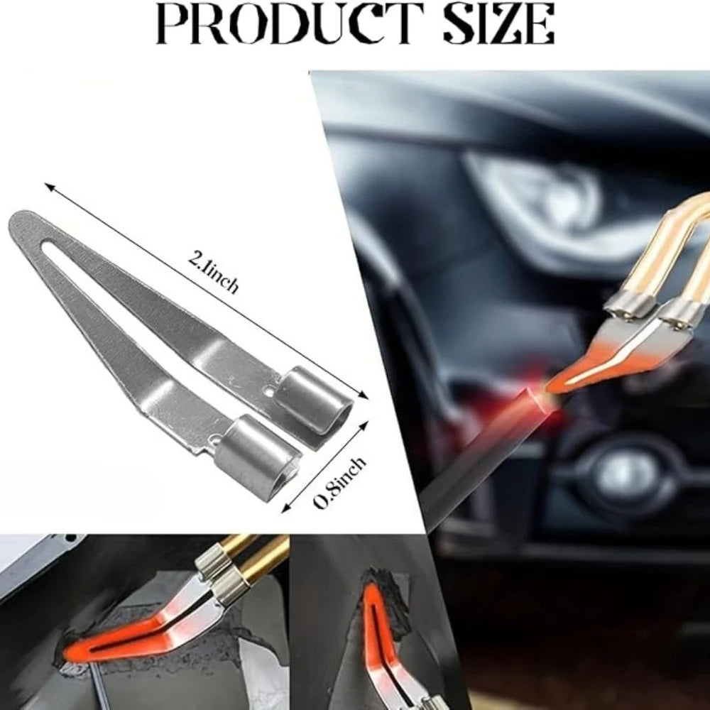 1-50Pcs Smooth Head Adjustable Soldering Repair Iron Plastic Smoothing Tip Head 45 Degree Elbow Welder Head for Welding Tools