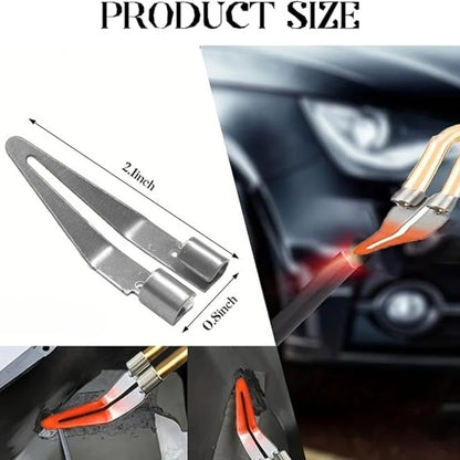 1-50Pcs Smooth Head Adjustable Soldering Repair Iron Plastic Smoothing Tip Head 45 Degree Elbow Welder Head for Welding Tools