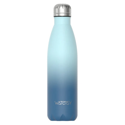 WATERSY 400ml Kids Thermos Bottle with Duck Bill Straw: 316 Stainless Steel Vacuum Insulated Tumbler for Children's Drinks