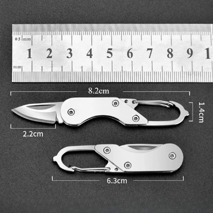 Mini High Hardness All Steel Portable Folding Knife Outdoor Camping Knives Fishing Knife Keychain Unboxing Knives