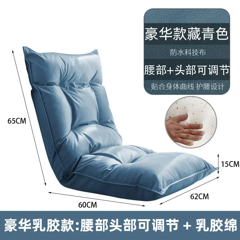 New Human Kennel Lazy Sofa Japanese Tatami Bay Window Chair Bed Back Chair Foldable Dormitory Waist Armrest