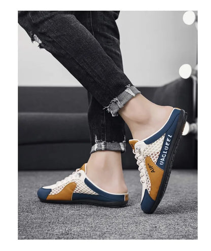 Brand protection  new men's lightweight non-slip breathable wear-resistant running sports fashion versatile casual shoes