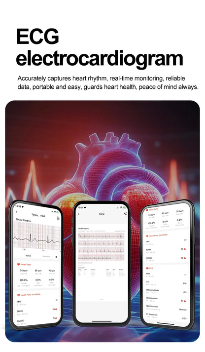 2026 New Non-Invasive Laser Treatment Three High Smart Watch  ECG+PPG Blood Fat Uric Acid Health Diagnosis Smart Watches For Man