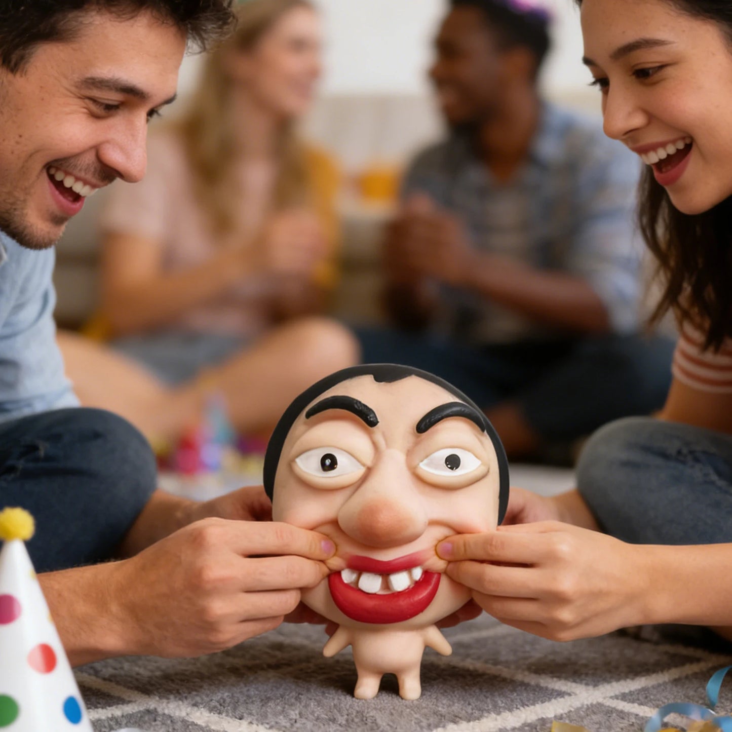 Refillable Pimple Silicone Squeeze Toy with Pigment Fun Interactive Prank Acne Squeezes Toys for Adults Birthday Novelty Gift