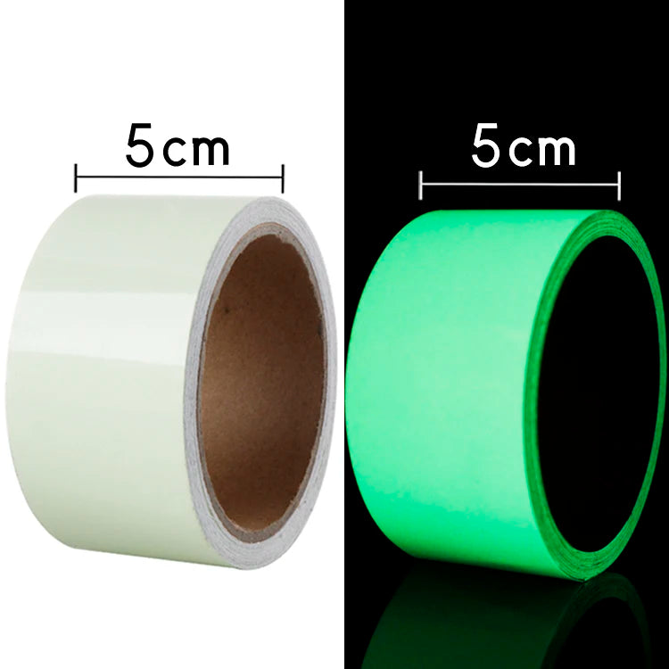 YX Luminous Fluorescent Night Self-adhesive Glow In The Dark Sticker Tape Safety Security Home Decoration Warning Adhesive Tape