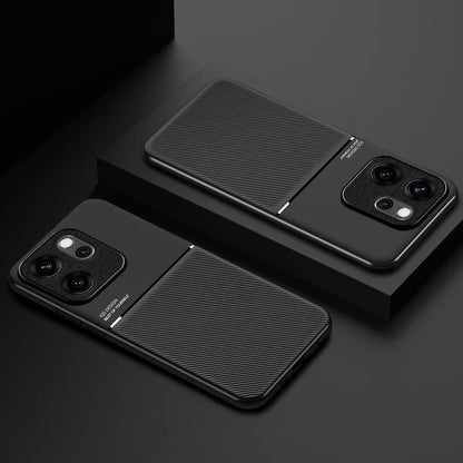 Oppo Reno 14F 5G Case Luxury Soft Leather Phone Cases for Reno14 F Reno14F 5G CPH2743 6.57“ ”Car Magnetic Holder Back Cover