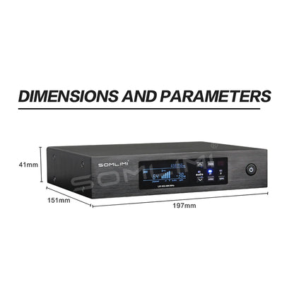 SOMLIMI QLXD1 Headset Mic Stage Performancce Hip Hop True Diversity Professional Wireless Microphone Bodypack Transmitter