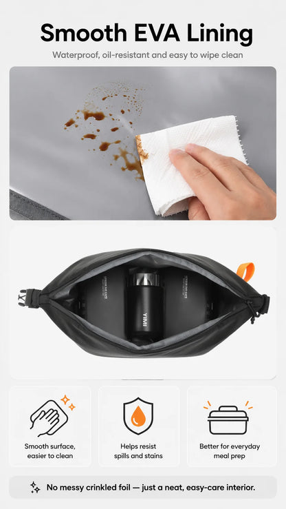 Insulated Lunch Bag Insulation Bento Pack Aluminum Foil Rice Bag Meal Pack Ice Pack Portable Dinner Picnic Food Storage Handbag