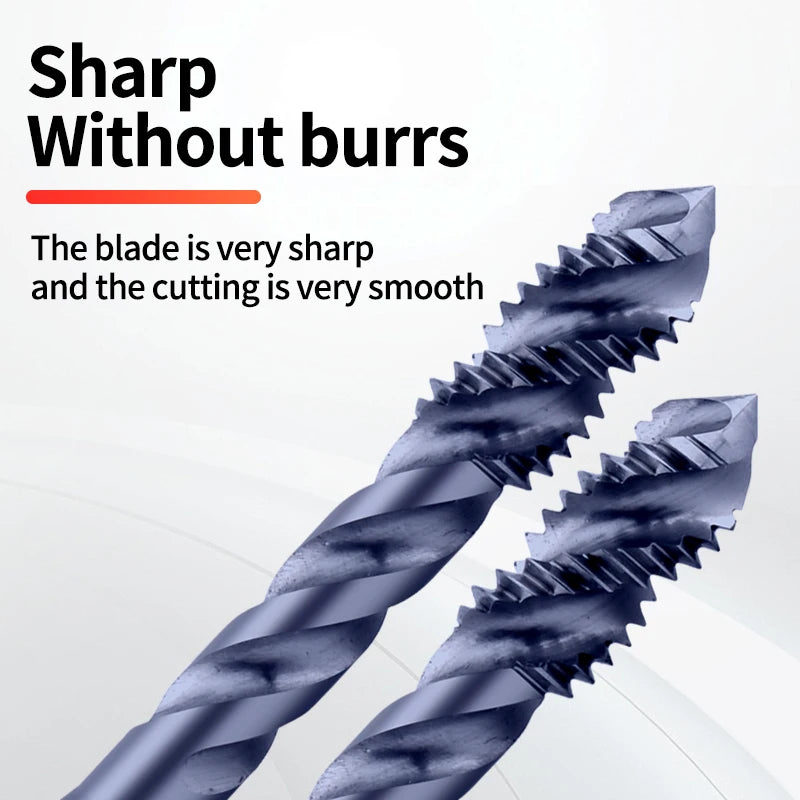 BOSS TAPS HSSE M35 M42 DIN 371 376 Standard Spiral Fluted Tap Pointed Roll Forming M2.5 M3 M4 M5 M6 M8 Machine Screw Thread Taps