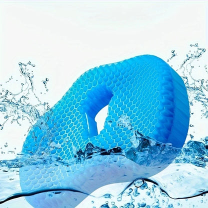 Gel U-shaped Seat Cushion,for Long Sitting Comfortable Soft Gel Seat Cushion,Multifunctional Ergonomic Fit Chair Cushion