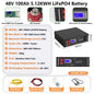 LiFePO4 48V 300AH 15Kwh Battery 51.2V 100AH 150AH 200AH Lithium Solar Home Battery 6000+ Cycles For Home Energy Storage EU Stock