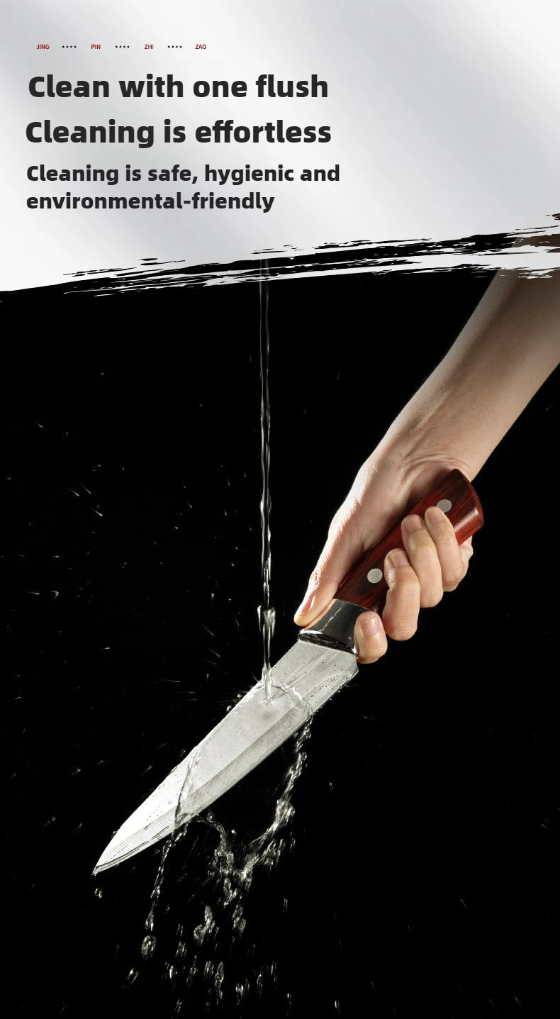 Stainless Steel Cow and Sheep Cutting Knife, Pig Specific Bone Cutting Knife, Pointed Knife, Meat Cutting Kitchen Knife.